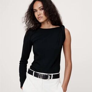 Banana Republic Black Long Sleeve Top